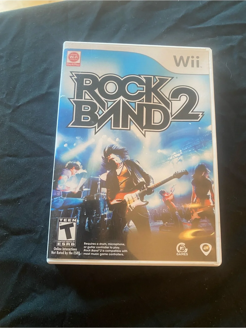 Nintendo Rock Band 2 - Blue White Game Case